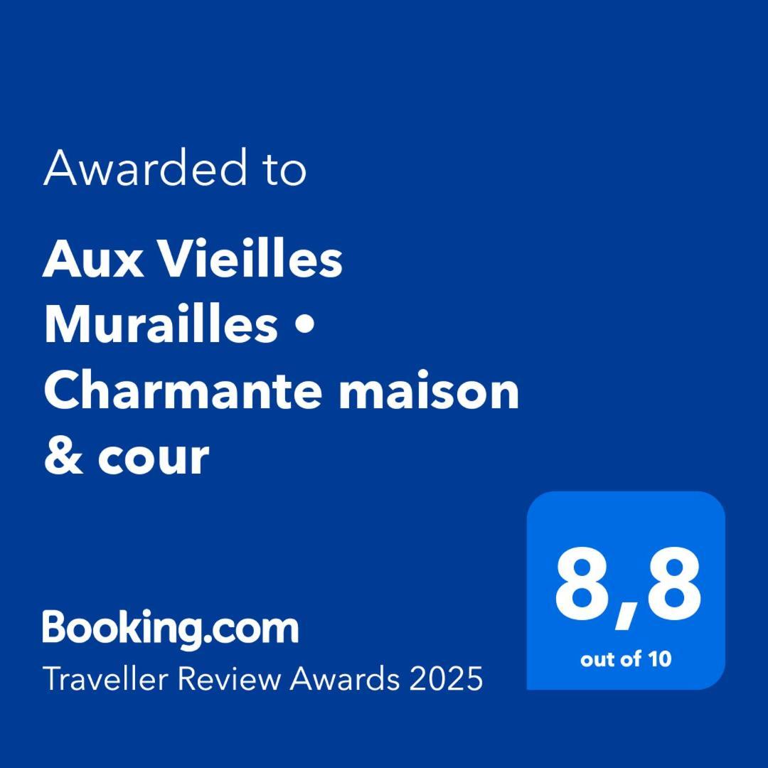 Aux Vieilles Murailles • Charmante Maison & Cour 모를레 외부 사진
